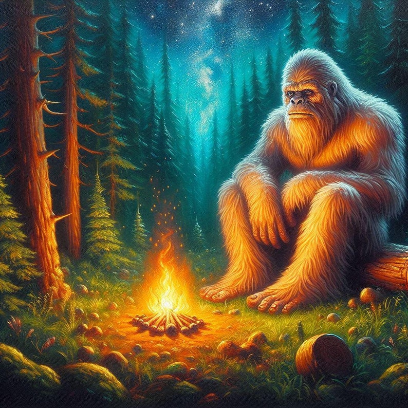 5 Campfire Bigfoot - Etsy