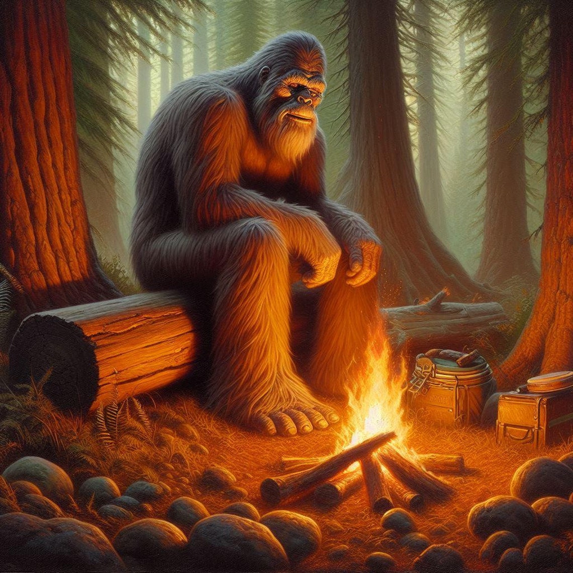 5 Campfire Bigfoot - Etsy