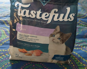 Tastefuls Kitten kleine kattenvoer draagtas