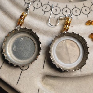 Are You Thirsty Soda Bottle Cap Earrings image 5