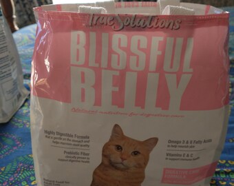 Pink Small Cat Food Tote Bag
