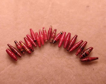 Red Paper Beads