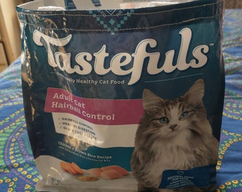 Tastefuls kleine draagtas voor kattenvoer