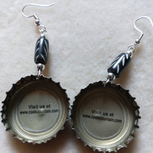 Are You Thirsty Soda Bottle Cap Earrings image 3