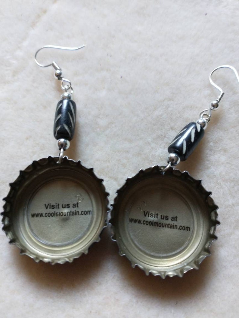 Are You Thirsty Soda Bottle Cap Earrings image 3