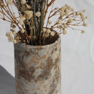 Dried Flower Vase | Eco-friendly Gift | Paper Mache | Office and Home Decor
