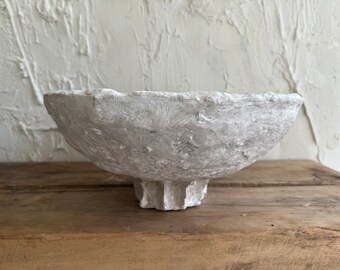 Handcrafted Paper Mache Vessel - Eco-Friendly Home Decor Accent Piece - Cuomo Collection