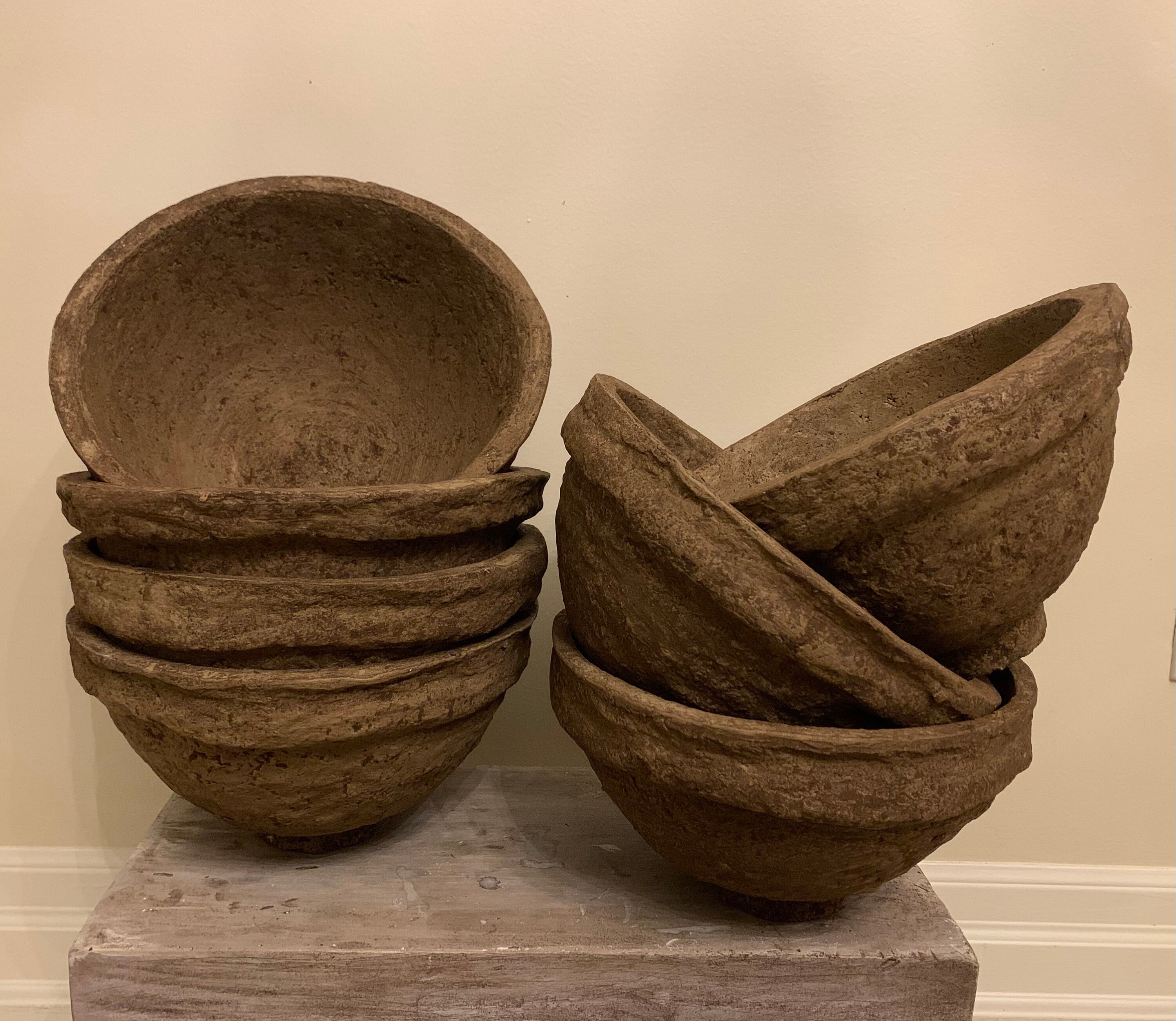 PapierMÂCHÉ Bowl Vintage Inspired PapierMache Bowl Eco Etsy