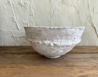 Handcrafted Paper Mache Vessel - Eco-Friendly Home Decor Accent Piece - Cuomo Collection