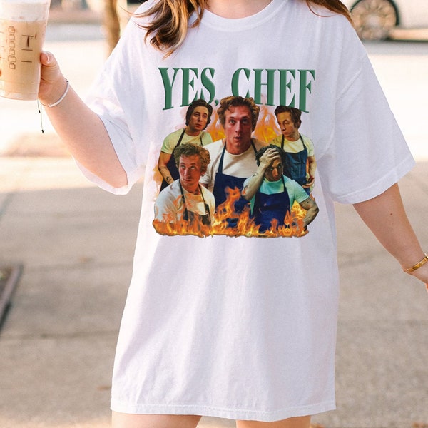 Vintage Yes Chef Jeremy Allen White Shirt , The Bear 2023 Homage Tee , Carmen Berzatto Shirt , Gift For Fans , Trending Shirt
