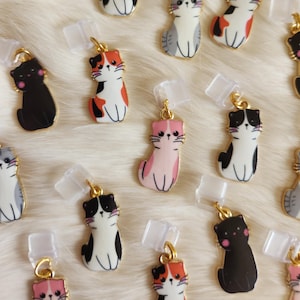 Cache-poussière chaton : accessoire pour port USB-C, liseuse et téléphone