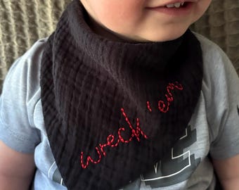Texas Red and Black Football Game Day Bib