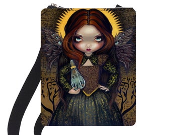 Dress of Alchemy Fantasy Art Essentials Grab & Go Crossbody Shoulder Bag, Artwork by Jasmine Becket Griffith Gift for Friend Christmas Gift