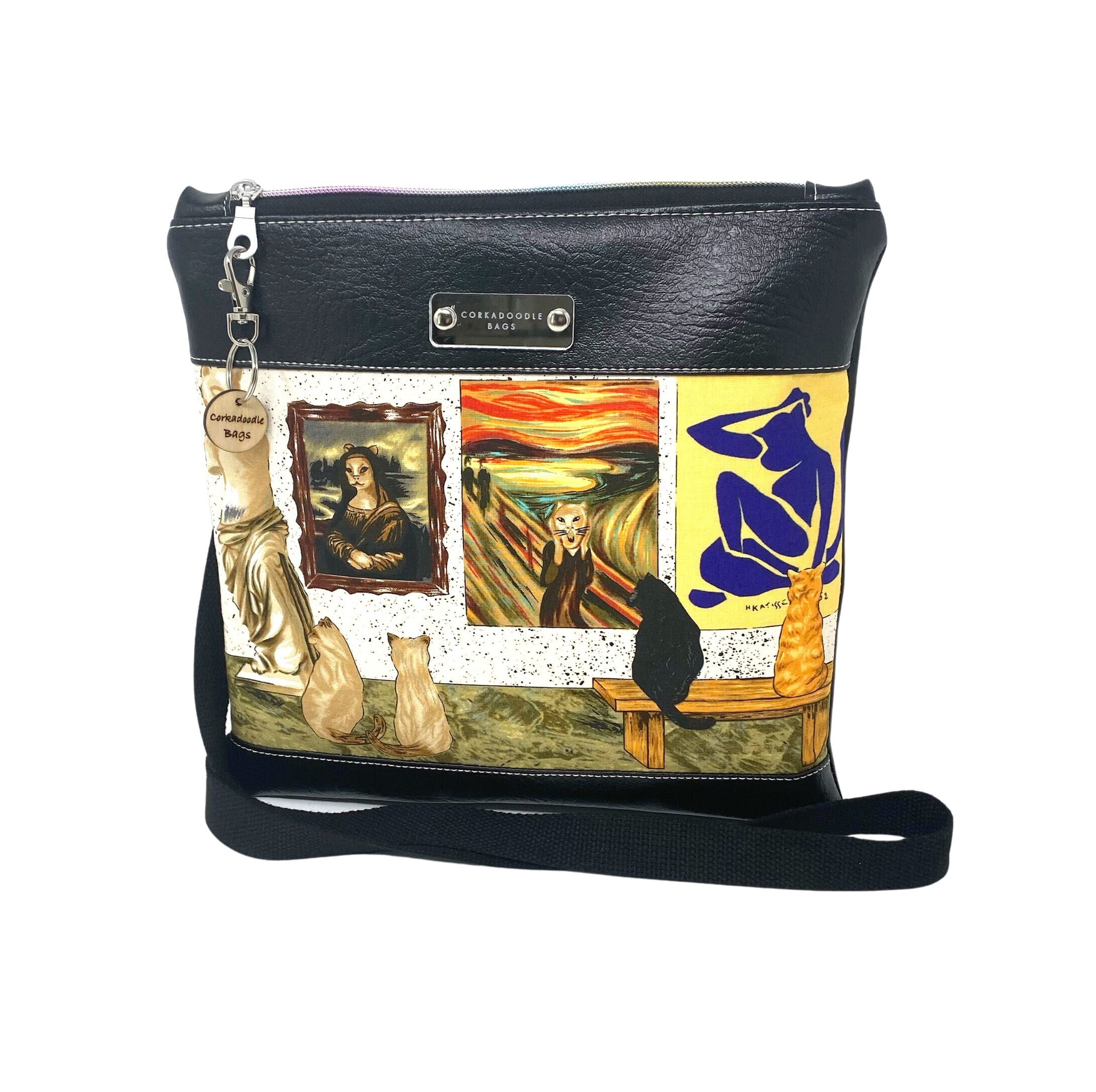 Cat crossbody shop bag