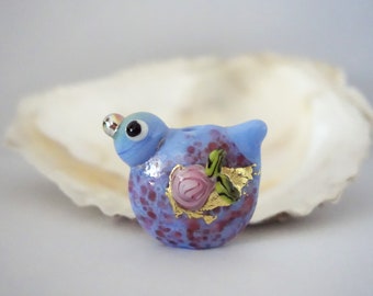 Bird Bead Handmade Lampwork