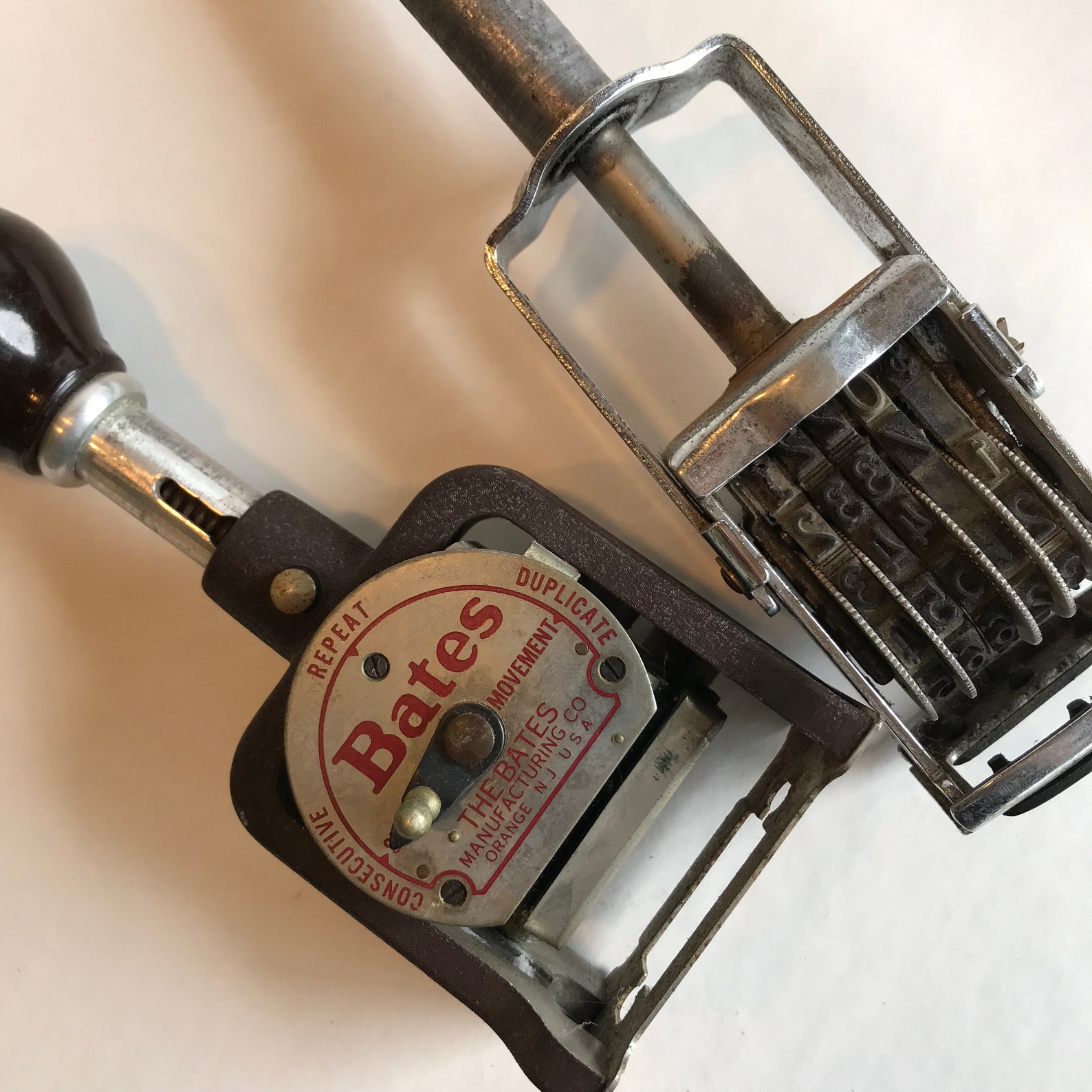BATES Numbering Stamper GARVEY Price Marker. Vintage Office Etsy