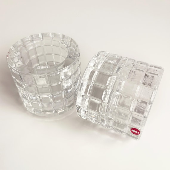 Vintage Iittala Erika Votive Candle Holders, Set of 2, Ken Benson