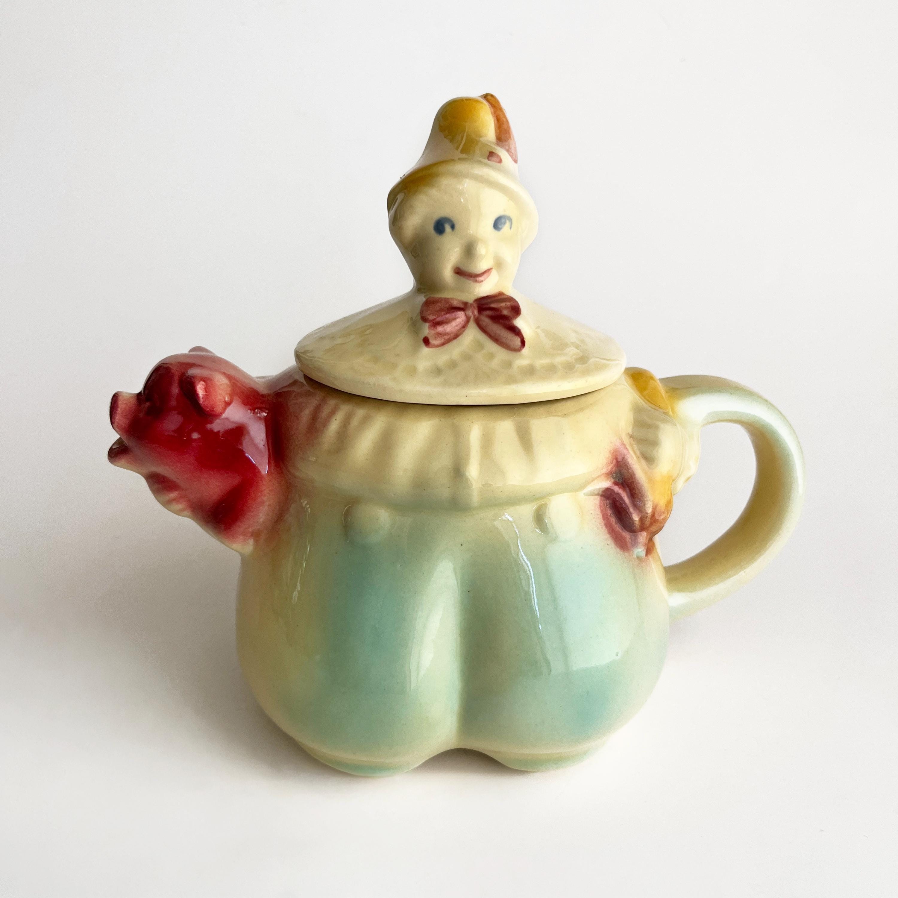 80s USA ヴィンテージ陶器　豚ティーポット Pig Teapot Vintage - Etsy