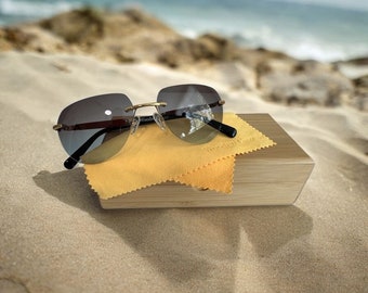 Nachhaltiger Stil: Handgefertigte Holzbrillen mit Stärke für Korrektions- und Sonnenschutz