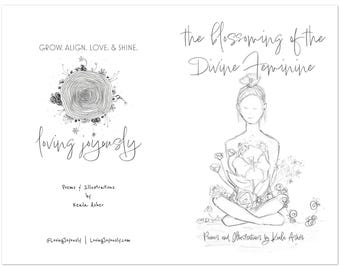 Prentenboek goddelijke vrouwelijke poëzie (VS en CA)