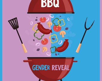 BBQ Gender Reveal