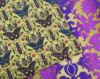 Bugs & Butterflies Reversible Cloth Lunch Napkin Set