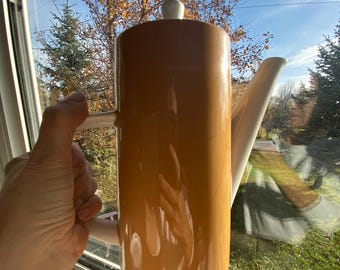 Mikasa Dark Gold  Cera-Stone Coffee Pot -Vintage (1970s)