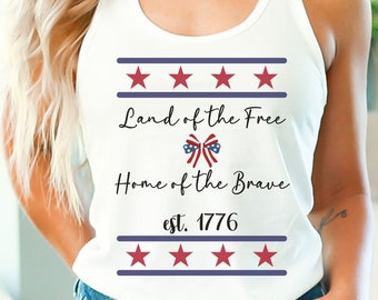 4th of July Tank Top, Independence Day Tee, 4th of July Shirt for Women, USA Tank Top, Freedom Tee, Red White Blue Tee