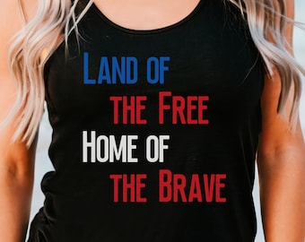 4th of July Tank Top, Independence Day Tee, 4th of July Shirt for Women, USA Tank Top, Freedom Tee, Red White Blue Tee