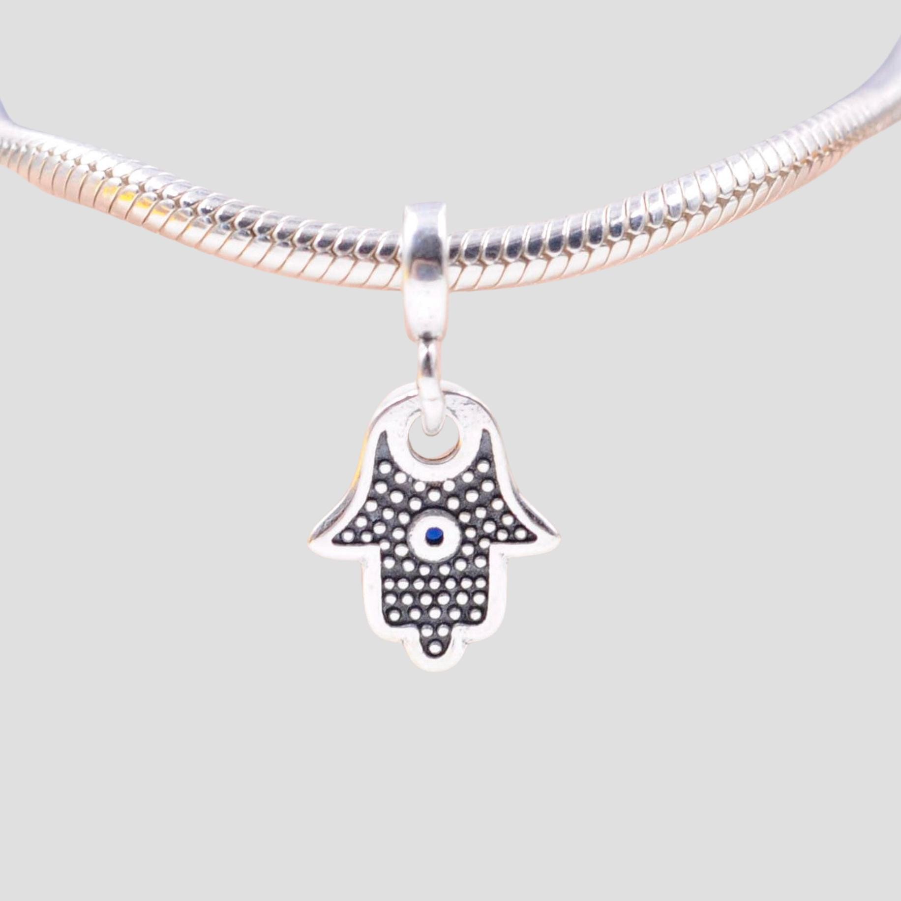 Hamsa Hand Ketting voor Vrouwen, S925 Sterling Zilver Fatima Hand Hanger Ketting Heilige Lotus Charm Sieraden Cadeau Vrouwen Pad van Symbolen
