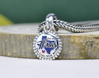 手作りスターリングシルバーフィリピンジープニーチャーム：エナメル