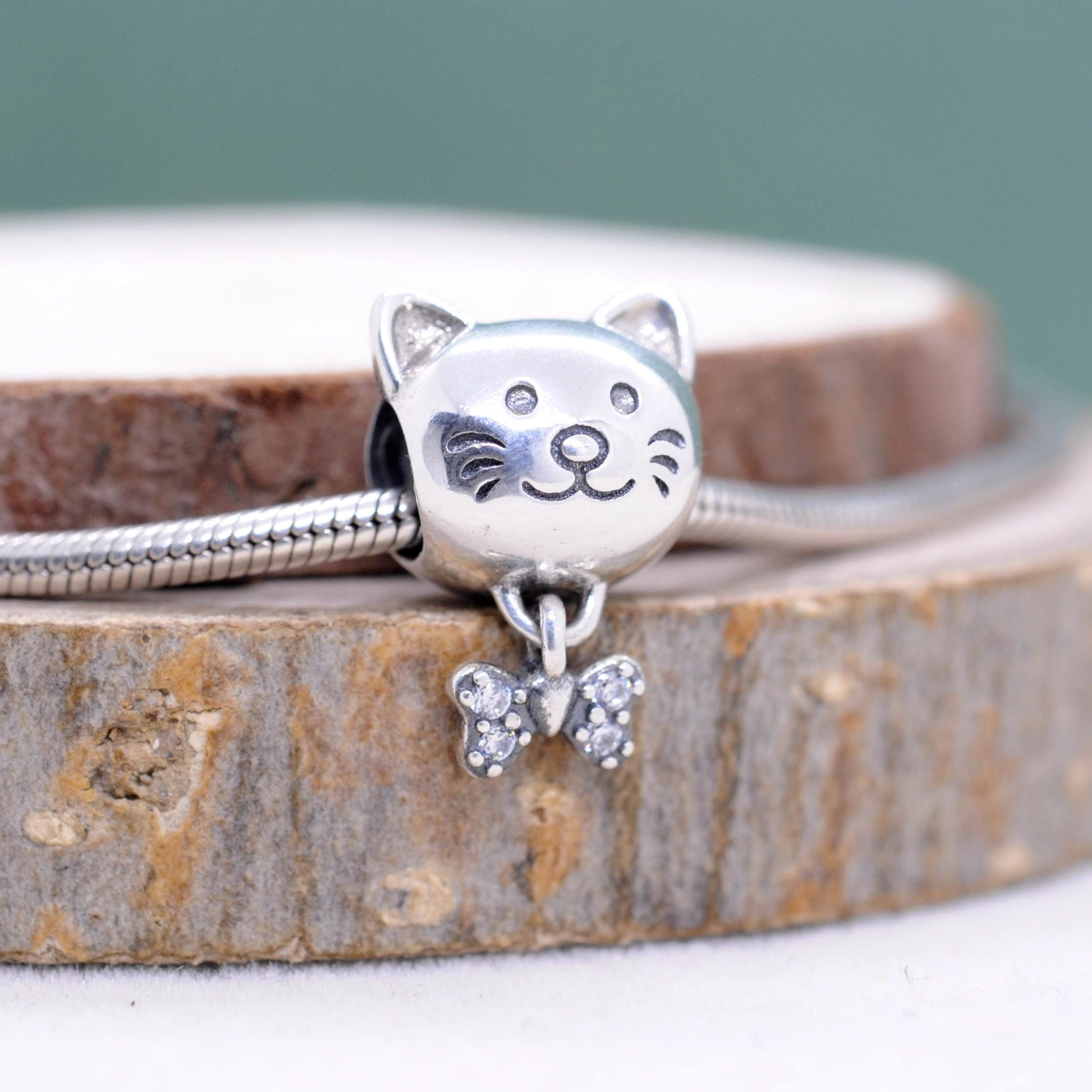 Qings Ape Ciondolo Charm Animali Argento Sterling 925 che si Luminoso Illuminano al Buio con Bombo Pendenti Compatibile con Braccialetti e Collane