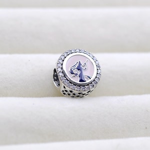 Sterling silver Cruise Wish Rapunzel Exclusive Charm with CZ, Enamel Detail