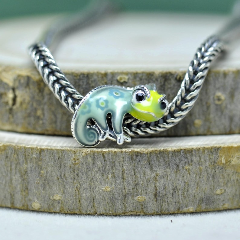 Sterling Silver Tangled Pascal Colour-changing Charm : Enamel Bead - Etsy