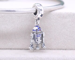 Braccialetto Star Wars Ciondolo Chewbacca Star Wars - Charm Argento 925 Per Braccialetti E Collane Charm Star Wars Argento