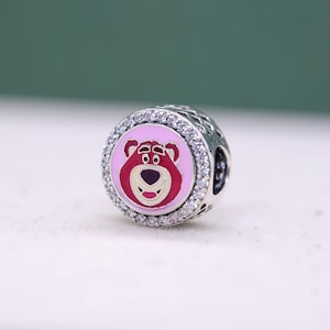 925 Sterling silver Exclusive Lotso Charm /gift for lover/ Fit Necklaces and Bracelets / Jewelry for Women Girl Gift