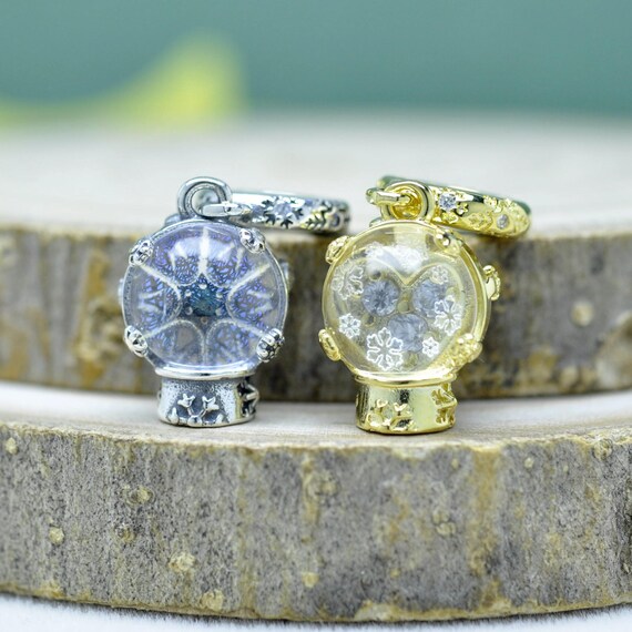 Deyanse Kerstsieradenset voor dames, 925 sterling zilver, sneeuwvlokken, sieradenset, 2 stuks sneeuwhangers, halsketting en oorbellen met witte parel zirkonia, hypoallergeen, 45 5 cm zilveren