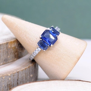 ™*️様 PANDORA 青い石のリング Pandora ring blue stone - Etsy 日本