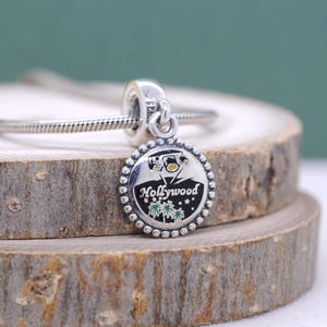 925 Sterling silver  Hollywood Exclusive Dangle Charm / For Bracelet For Necklace /Gift for friends/ Mother&#39;s Day Gift / Gift for Her