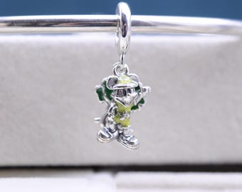 Handgemaakte sterlingzilveren groenteboer Mickey Mouse-hanger