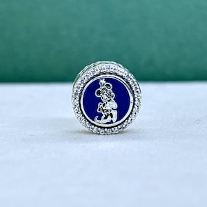 925 Sterling silver land Exclusive Minnie Chanukah Charm / Button Charm /Fit Charm Bracelets/For Women Girl Gift /Gift for Friends