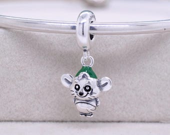 Sterling Silber Aschenputtel Gus Maus Anhänger