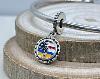 Dije colgante exclusivo de plata esterlina de Jacksonville, Carolina del Norte - Recuerdo de viaje