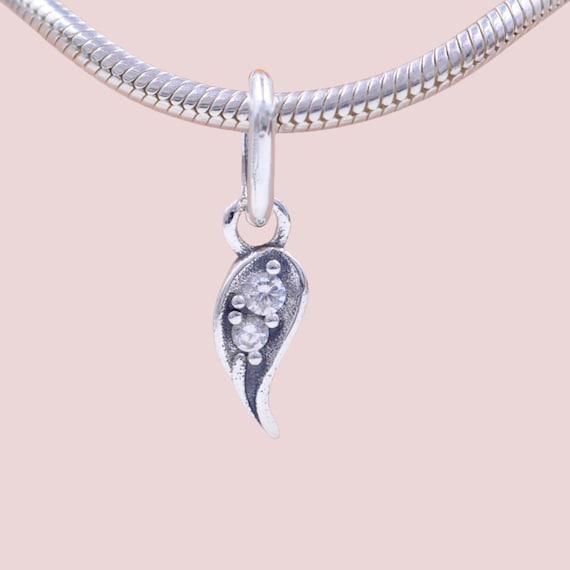 ZURWTCH Angel Wings & Heart Charm - 925 Sterling Silver DIY Bracelet/Necklace Jewelry For Women 9 thumbnail image