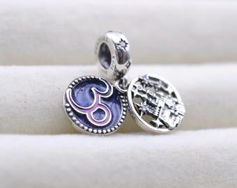 Sterling Silver Disneyland 30th Anniversary Dangle Charm