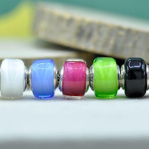 Pandora blue murano glass bead - Etsy 日本