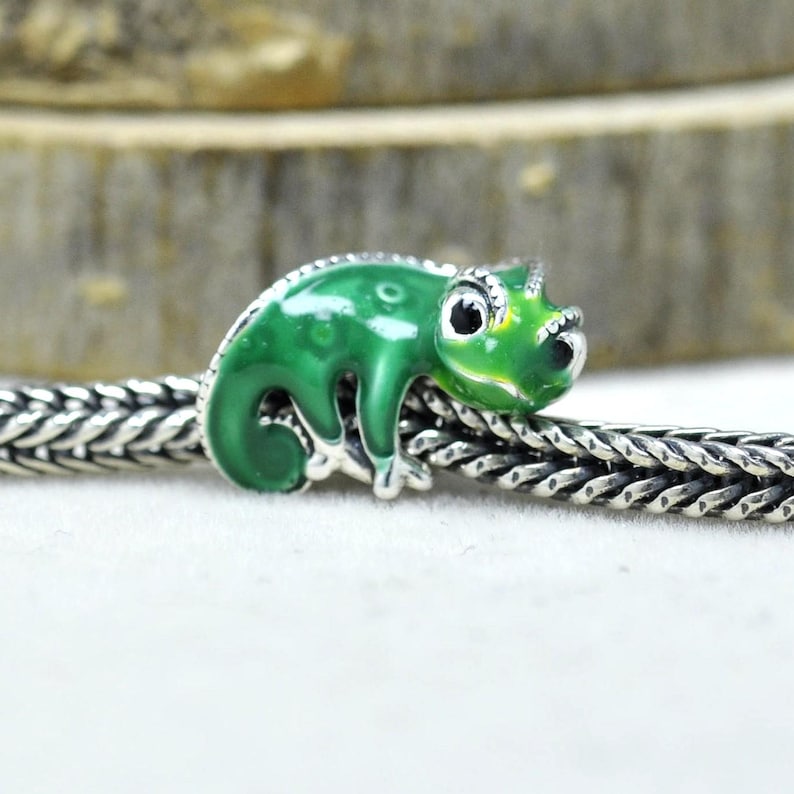 Sterling Silver Tangled Pascal Colour-changing Charm : Enamel Bead - Etsy
