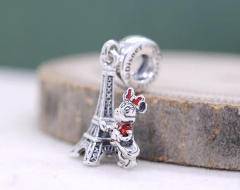 Pandora Disney Minnie Mouse Eiffel Tower Charm - Etsy