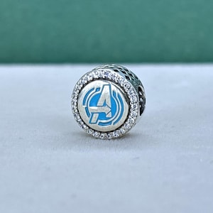 Avengers Campus Charm: Sterling Silver Enamel Bead
