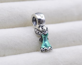 Sterling Silver Enamel Tinkerbell Dangle Charm